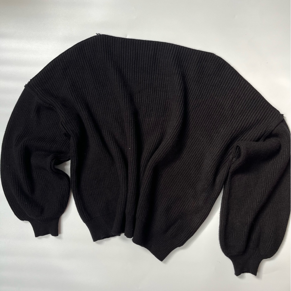 Pink lily black sweater size medium VERY SOFT